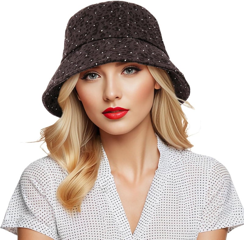 DOCILA Bucket Hats for Women Trendy Print Reversible Bucket Hat Packable All Season Fisherman Sun Caps - Image 1